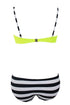 Sexy Padded Gather Push-Up Bikini Set